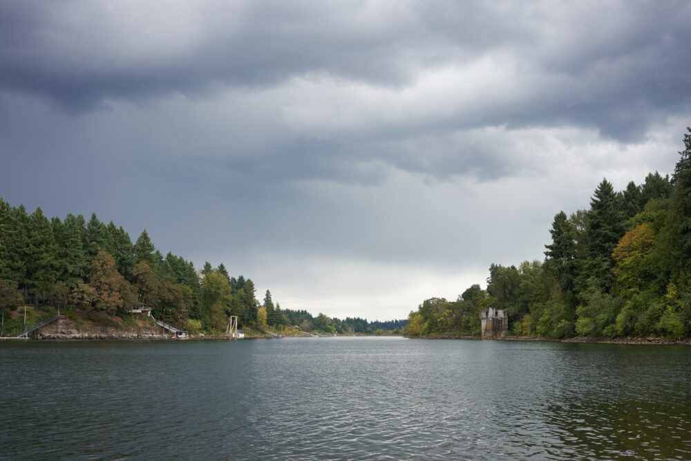 Willamette River, George Rogers Park In Lake Oswego.